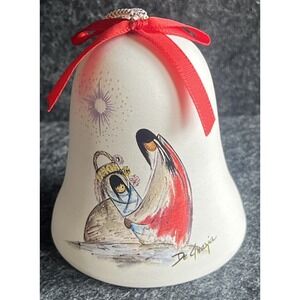 VTG 1992 Ted DeGrazia Annual Christmas Bell Ornament Limited Edition Southwest